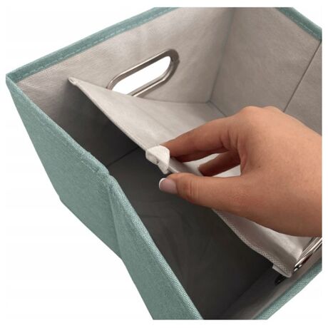 ORDINETT ITALY Κουτί Αποθήκευσης Ρούχων 40.5x30.5x26.5cm 32lt 0.9kg Storage Box Large Μέντα