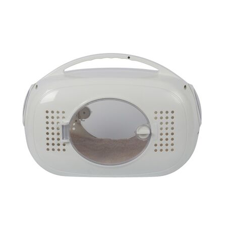 VESTA Κλουβί Μεταφοράς Κατοικιδίου 51.3x32x33.3cm Πλαστικό Λευκό Πάγου