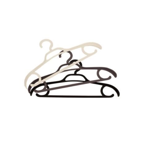 ORDINETT ITALY Κρεμάστρα Ρούχων Πλαστική  Σετ 3 τεμαχίων 42x3x20.5cm σε Διάφορα Χρώματα