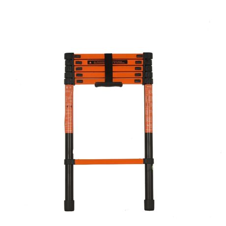 VESTA Τηλεσκοπική Σκάλα 2.3m Μεταλλική με 6 Σκαλιά Βάρος 6kg MAX Αντοχή 150kg EN131