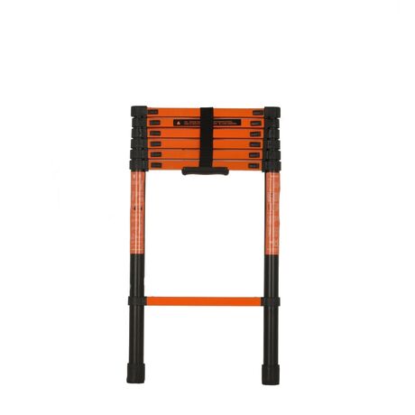 VESTA Τηλεσκοπική Σκάλα 2.7m Μεταλλική με 7 Σκαλιά Βάρος 7kg MAX Αντοχή 150kg EN131