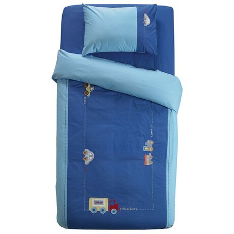 Palamaiki Σετ Κουβερλί Μονό My Kingdom 170x240 EC019 Μπλε