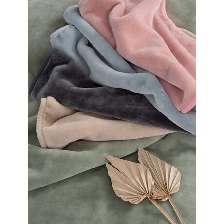 Palamaiki Κουβερτα Βελουτε 220x240 DREAM VELOUR/2 BEIGE Μπεζ