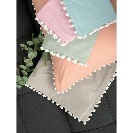 Palamaiki Παπλωματοθήκη Μονή 170x240 PON-PON ROSE Ροζ