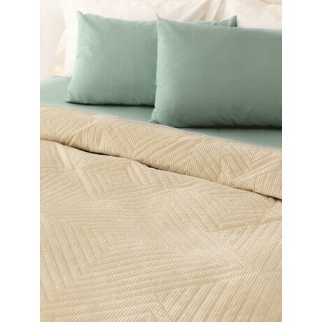 Palamaiki Κουβερλι Υπέρδιπλο 220x240 DIZZA VANILLA Εκρού