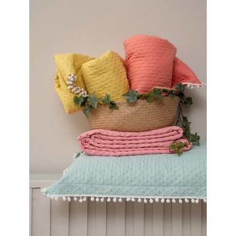 Palamaiki Κουβερλί Υπέρδιπλο 220x240 JUNIPER BUBBLE Ροζ