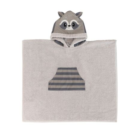 Palamaiki Poncho Kids Bath RACOON Γκρι