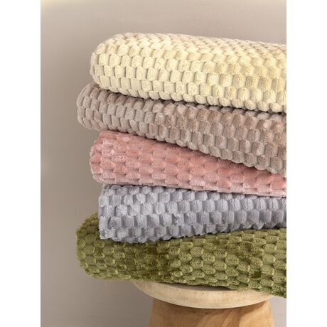 Palamaiki Κουβέρτα Fleece 160x220 ASTER ROSE Ροζ