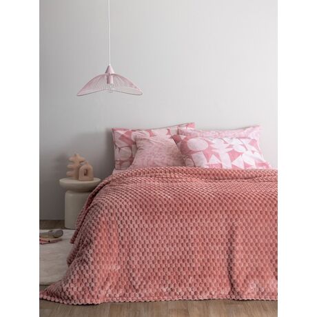 Palamaiki Κουβέρτα Fleece 160x220 ASTER ROSE Ροζ