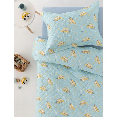 Palamaiki Κουβερλί ημίδιπλο MCR361 160x220 MICROS Γαλάζιο