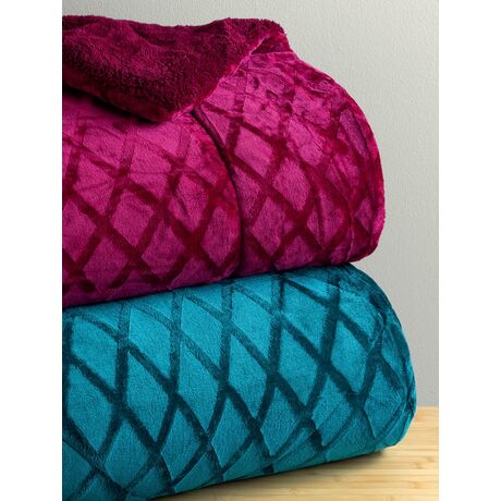 Palamaiki Κουβερτοπάπλωμα Μονό 160x240 NADINE/4 MOV Μωβ