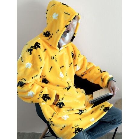 Palamaiki Κουβέρτα HUHU AEK Κίτρινο