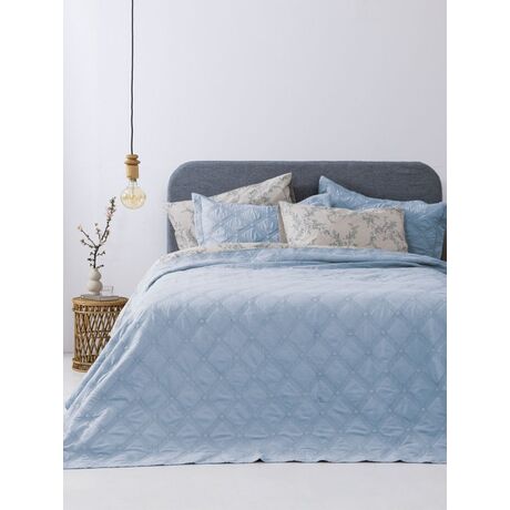 Palamaiki Σετ Κουβερλί μονό 160x240 IFIGENEIA DENIM Γαλάζιο
