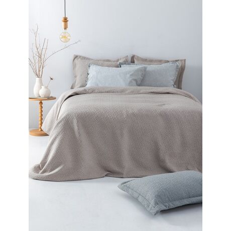 Palamaiki Κουβέρτα Matelasse 170X260 ZOE BEIGE Μπεζ