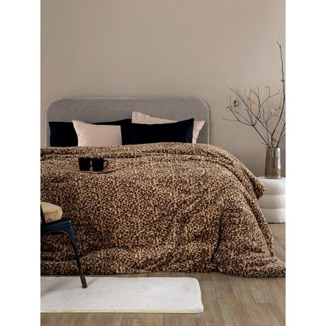 Palamaiki Κουβερτοπάπλωμα Υπέρδιπλο 220x240 DEVA BEIGE Μπεζ