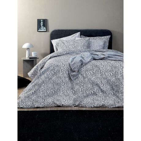 Palamaiki Σετ Υπέρδιπλα Σεντόνια Fashion Life 240x260 FL6287 Χωρίς Λάστιχο Μαύρο