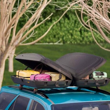 ARTPLAST ITALY Μπαγκαζιέρα Οροφής Αυτοκινήτου 480lt Πλαστική με Διπλό Άνοιγμα 200.5x79x38cm MAX Φορτίο 75kg Ανθρακί-Μαύρο Πιστοποιήσεις TUV/GS ISO/PAS 11154:2006