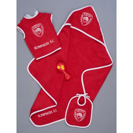 Palamaiki Σετ Λουτρου Βρεφικό Olympiacos B.C. OLYMPIACOS BABY BLOCK