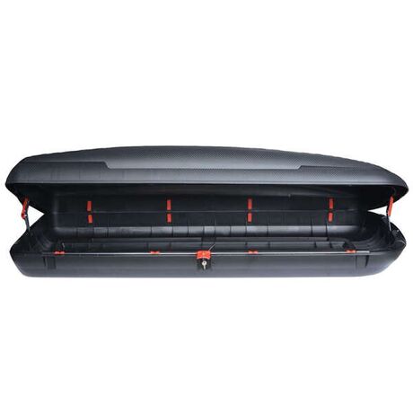 ARTPLAST ITALY Μπαγκαζιέρα Οροφής Αυτοκινήτου 480lt Πλαστική 200.5x79x38cm MAX Φορτίο 75kg Ανθρακί-Μαύρο Πιστοποιήσεις TUV/GS ISO/PAS 11154:2006