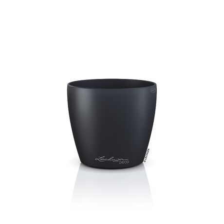 LECHUZA Cachepot Deco 12 Επιτραπέζια Γλάστρα Ø13x12cm Ανθρακί Γερμανίας