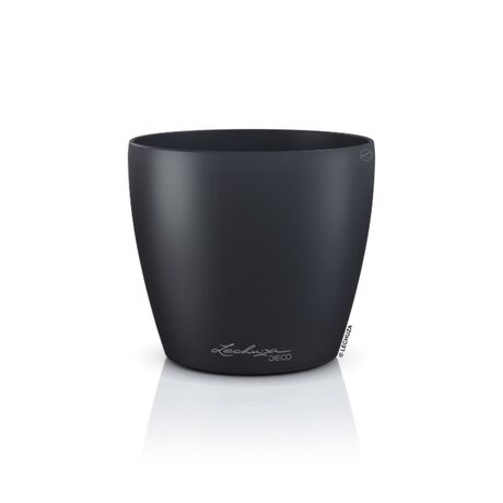 LECHUZA Cachepot Deco 35 Επιτραπέζια Γλάστρα Ø35x33cm Ανθρακί Γερμανίας