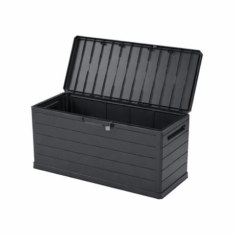 ARTPLAST Ιταλίας Μπαούλο 118,5x52x57 350lt 12kg Αποθήκευσης Πλαστικό Ανθρακί AMALFI