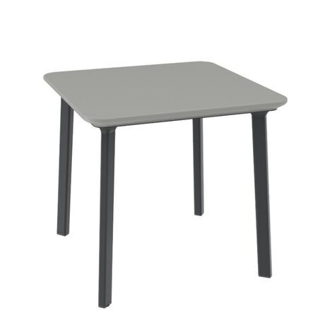 TOOMAX Σετ Τραπέζι ITALIA + 2 Καρέκλες RECANATI Ανθρακί