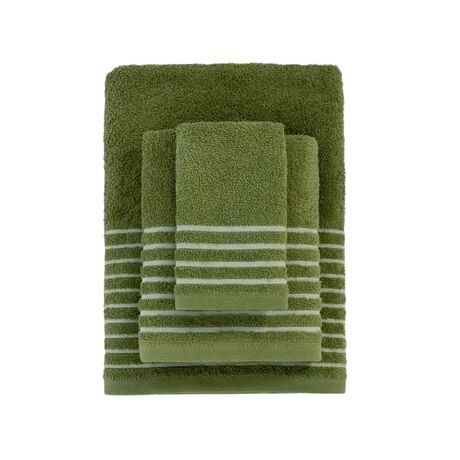 Palamaiki Σετ Πετσέτες (30X50, 50X90, 70X140) SER OLIVE Πράσινο