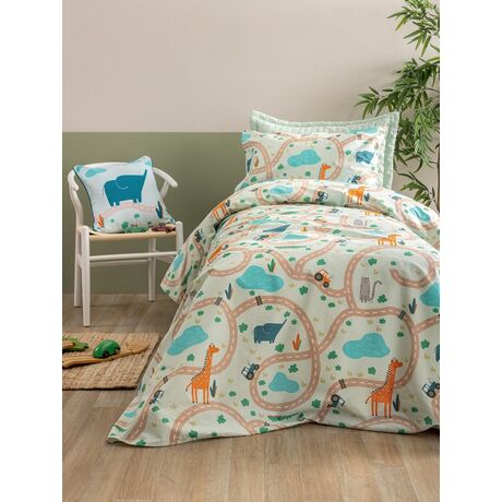 Palamaiki Σετ Μονά Σεντόνια My Kingdom 170x260 MK777 Χωρίς Λάστιχο