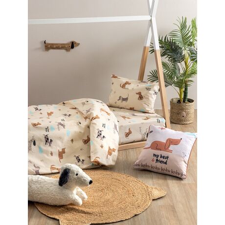 Palamaiki Σετ Μονά Σεντόνια My Kingdom 170x260 MK783 Με Λάστιχο