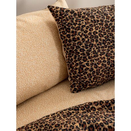 Palamaiki Σετ Υπέρδιπλα Σεντόνια Fashion Life 240x265 FL6299 Με Λάστιχο Καφέ