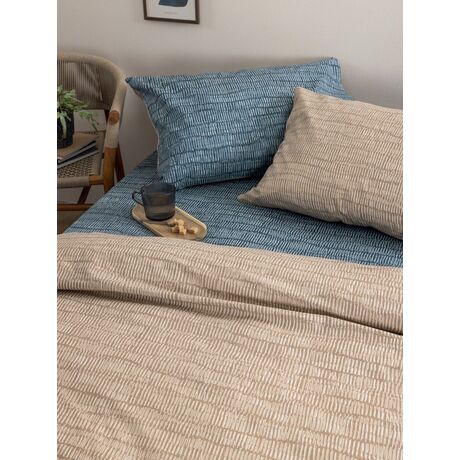 Palamaiki Ζεύγος Μαξιλαροθήκες Fashion Life 52x72 FL6301 Μπλε