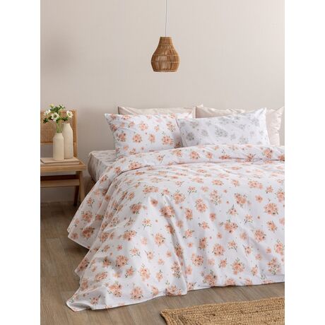 Palamaiki Σετ Διπλά Σεντόνια Fashion Life 200x260 FL6295 Λευκό