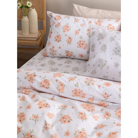 Palamaiki Σετ Διπλά Σεντόνια Fashion Life 200x260 FL6295 Λευκό