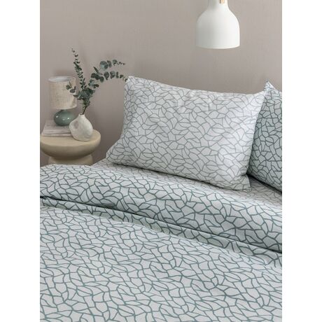 Palamaiki Σετ Μονά Σεντόνια Fashion Life 170x260 FL6296 Χωρίς Λάστιχο Πράσινο