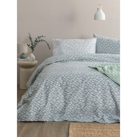 Palamaiki Σετ Μονά Σεντόνια Fashion Life 170x260 FL6296 Χωρίς Λάστιχο Πράσινο