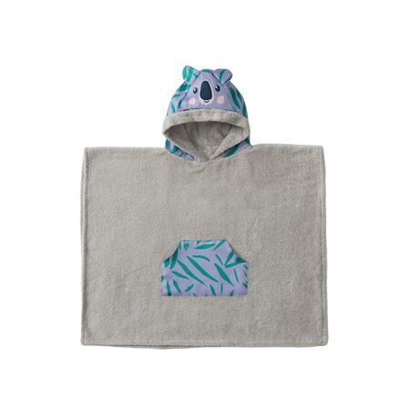 Palamaiki Παιδική πετσέτα με κουκούλα 70x120 KOALA Γκρι