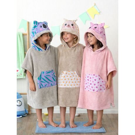 Palamaiki Παιδική πετσέτα με κουκούλα 70x120 KOALA Γκρι