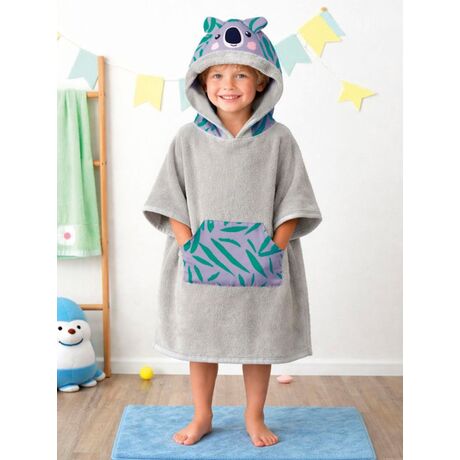 Palamaiki Παιδική πετσέτα με κουκούλα 70x120 KOALA Γκρι