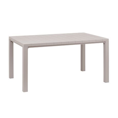 TOOMAX Σετ Τραπέζι DAVIDE + 4 Καρέκλες MAREA Όψη Φυσικού Ξύλου Warm Grey