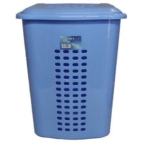 Καλάθι Απλύτων 52lt 43x36x55cm Πλαστικό Θαλασσί