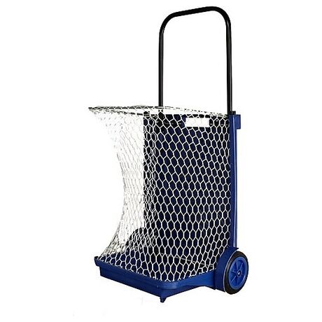 Καρότσι Λαϊκής Πτυσσόμενο με Δίχτυ Μπλε