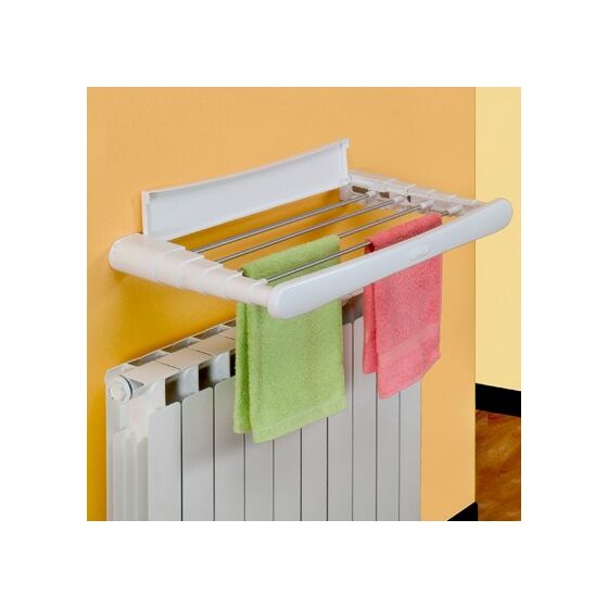 Απλώστρα Ρούχων Μπάνιου-Τοίχου 70x38x6cm TELEPACK 70 GIMI Πλαστική ABS Βέργες 100% Αλουμίνιο Άπλωμα 5m Αντοχή 7kg Βάρος 1.5kg Ιταλίας