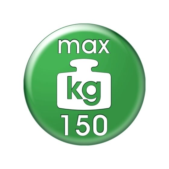 Πλαστικό Σκαμπό 35x35x45.5cm με Περιστρεφόμενη Θέση Λευκό BAMA Ιταλίας