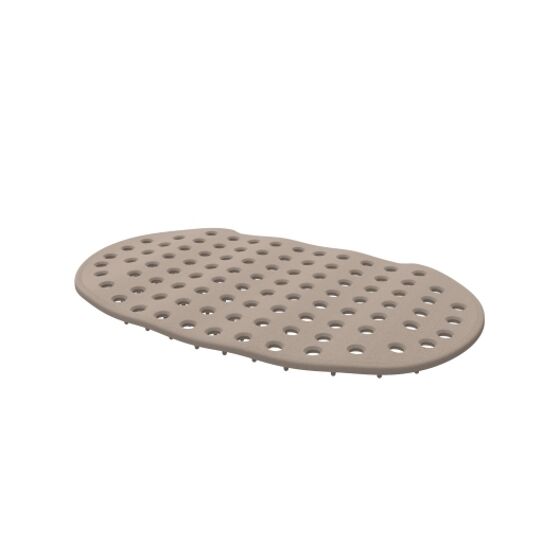 Στρώμα Σκύλου-Γάτας 38x23x1.6cm με Διατρητό Πάτο Γκρι BAMA GROUP