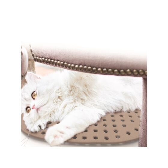 Στρώμα Σκύλου-Γάτας 38x23x1.6cm με Διατρητό Πάτο Γκρι BAMA GROUP