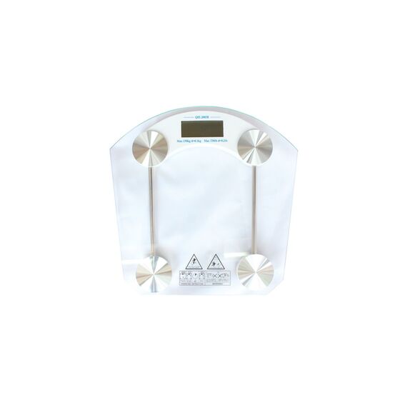 Ψηφιακή Ζυγαριά Μπάνιου Γυάλινη 33x32x4cm Πάχος Γυαλιού 8mm Ικανότητα Ζύγισης 150kg Βάρος 2.15kg MODERN GLASS