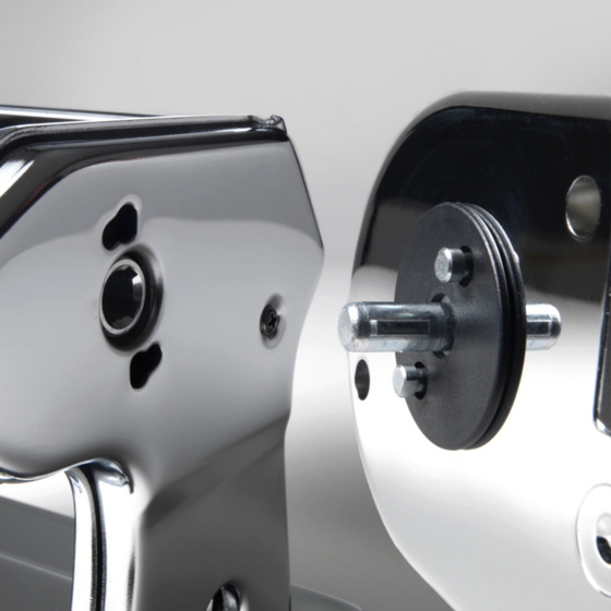 MARCATO Ιταλίας ATLAS150 Roller Μηχανή Φύλλου 20x12x13cm Επιχρωμιωμένο Ατσάλι MAX Πλάτος Ζύμης 15cm Βάρος 1.20kg