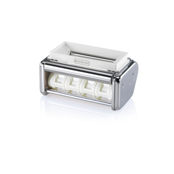 MARCATO Ιταλίας ATLAS150 Classic Σετ Μηχανή Φύλλου και Ζυμαρικών με Αξεσουάρ για Παρασκευή Ζυμαρικών Reginette, Spaghetti και Raviolini MULTIPAST150