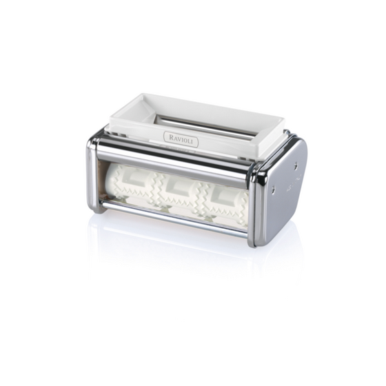 MARCATO Ιταλίας ATLAS150 Classic Σετ Μηχανή Φύλλου και Ζυμαρικών με Αξεσουάρ για Παρασκευή Ζυμαρικών Spaghetti και Ravioli PASTASET